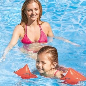 INTEX Deluxe Inflatable Arm Bands (1 Pair) Child Swim Aid Pool/Beach Floaties